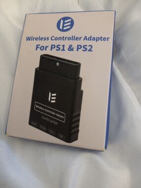 Amazon Black Wireless Controller Adapter for PS1 & PS2